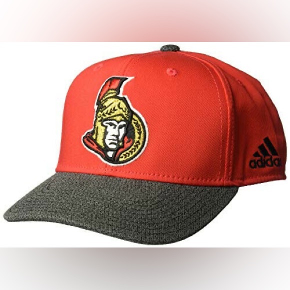 Adidas Structured Adjustable Cap, Black/Red, One Size - Picture 1 of 3